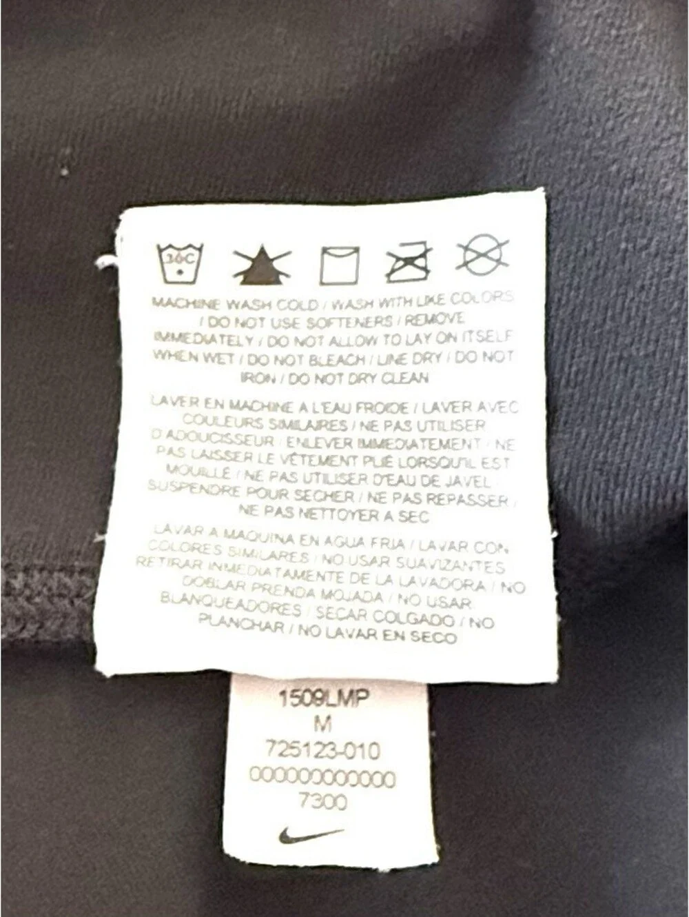Nike Legend Poly Skinny Pants Women’s M Black Dri-FIT Training 725123-010
